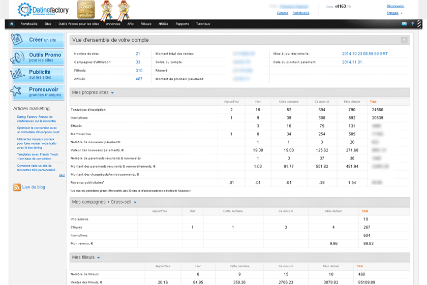 Accueil statistiques